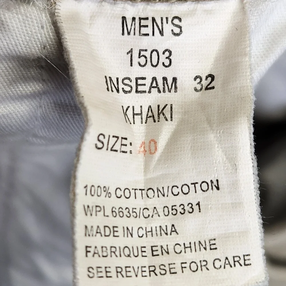 Woolrich‎ Mens Corduroy Pants Khaki Size 40x32 Outdoor Casual Workwear